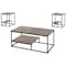 Monarch Specialties Dining Table - 36"X 48" / Grey Reclaimed Wood-Look/ Black I 7960P - alternate 1